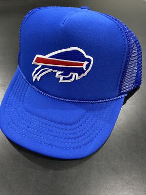 BUFFALO BILLS MAFIA EMBROIDERED LOGO BLUE SNAPBACK TRUCKER MESH
