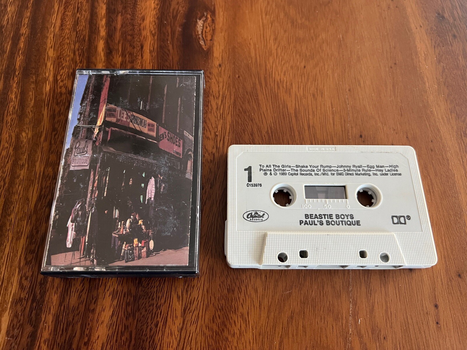 BEASTIE BOYS PAUL'S BOUTIQUE CASSETTE (1989, CAPITOL RECORDS) USED