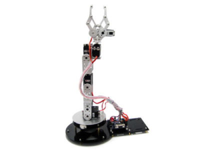 6 DOF Mechanical Robotic Arm Clamp Claw Mount Kit & Servos & Controller & Handle
