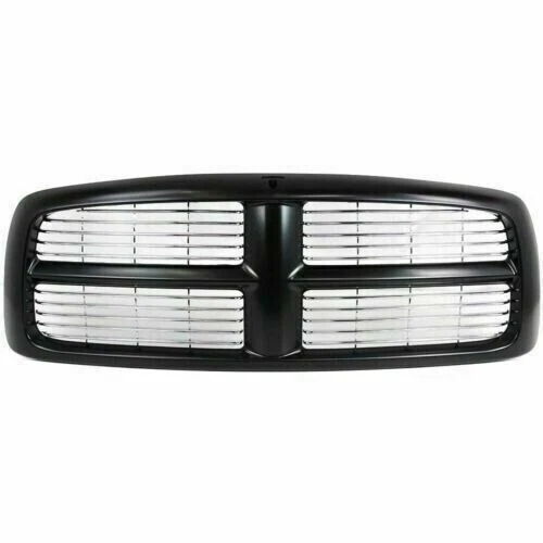 For 2002 2003 2004 2005 Dodge Ram 1500 2500 3500 Front New Grille Black Plastic Foto 4 de 4