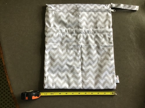 ALVABABY Diaper Wet Dry Bag with Two Zippered Pockets - Picture 6 of 6