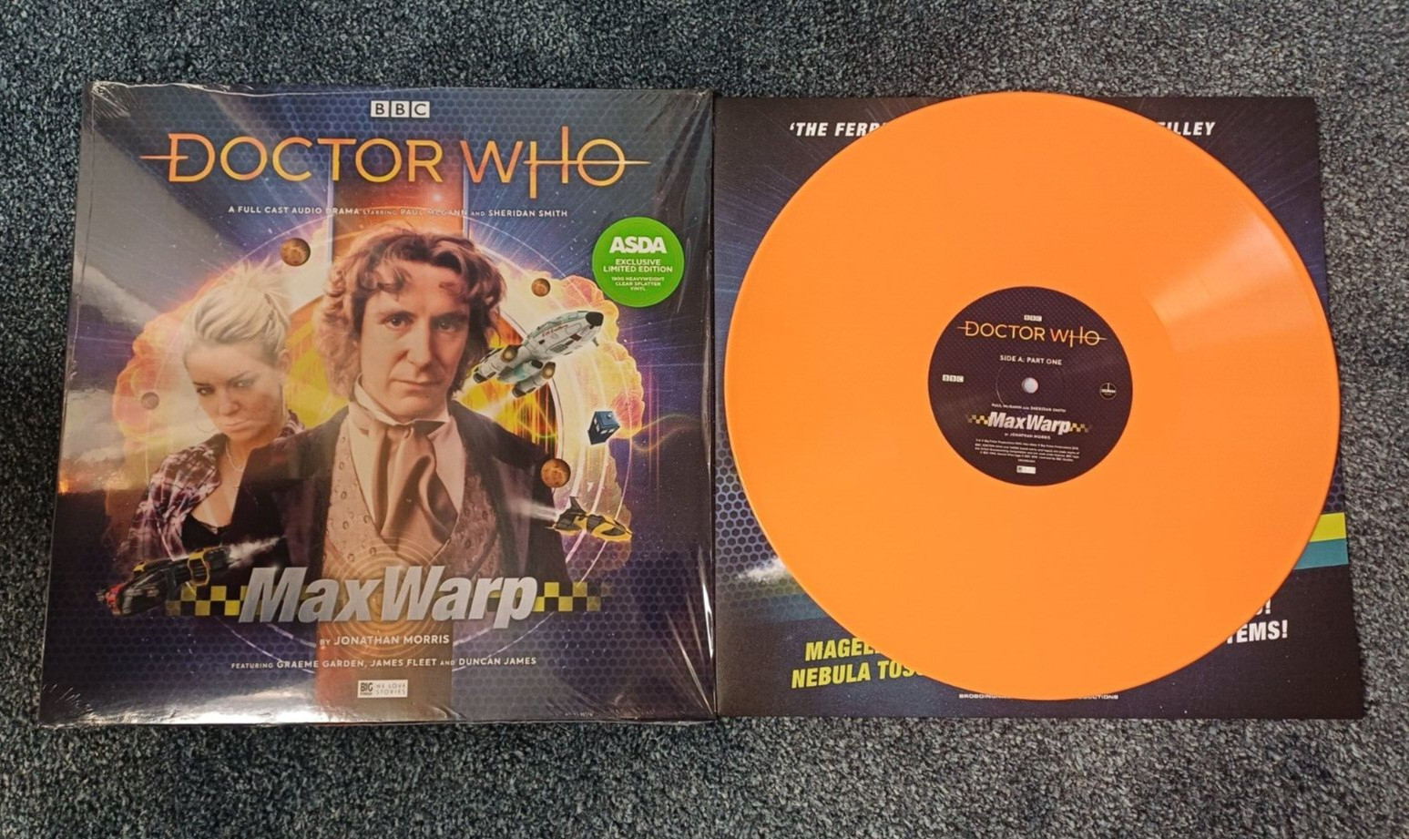 Doctor Who Max Warp Vinyl LP Limited Clear Splatter New Sealed - Image 2