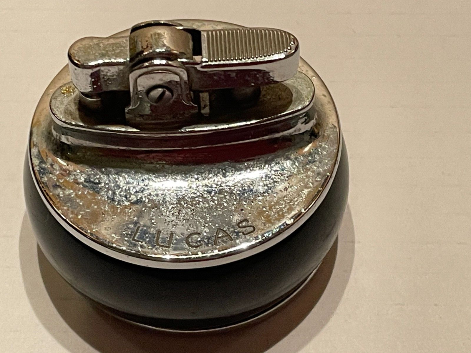 VINTAGE JOSEPH LUCAS' Petrol Table Lighter , AUTOMOBILIA , MAN CAVE , MOTORING