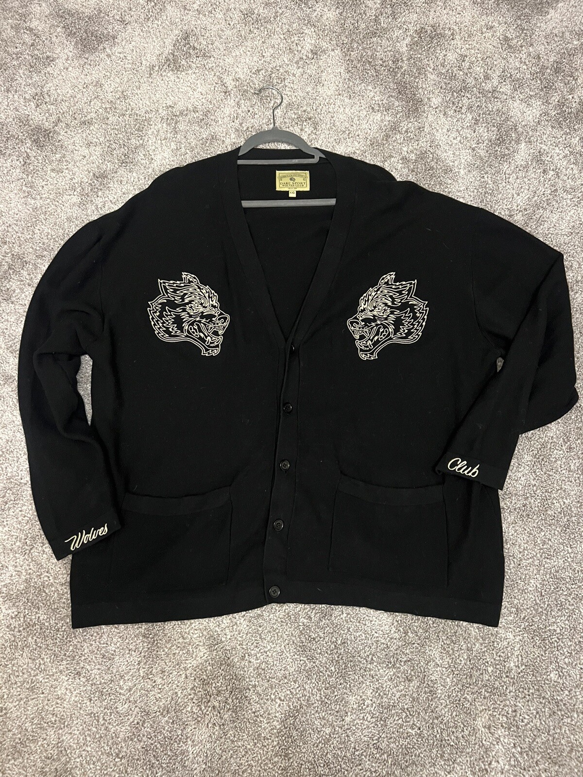 Darc Sport Cardigan XXl Bodybuilding Wolves Club Gem