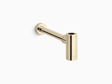 ​Kohler K-9033-AF Contemporary Round 1-1/4" Bottle P-Trap In French Gold