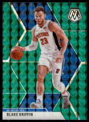 2019-20 Panini Mosaic Green Prizm Blake Griffin Detroit Pistons #37