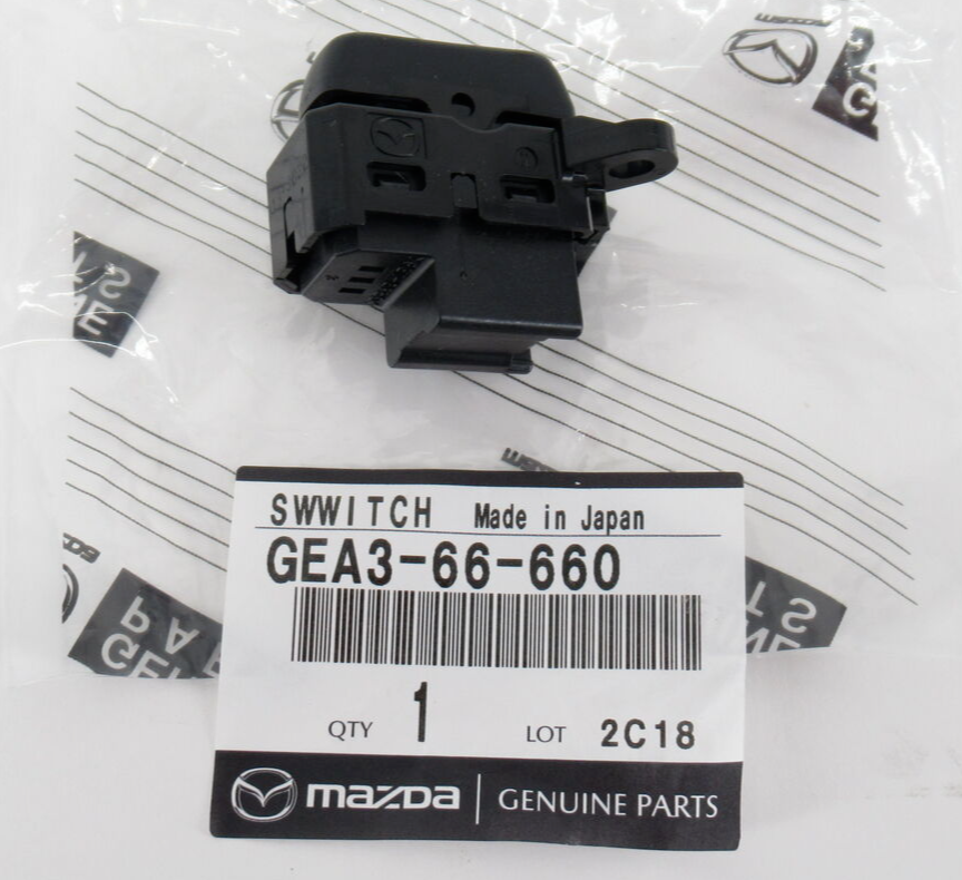 Genuine OEM Mazda GEA3-66-660 Driver LH Front Door Lock Switch