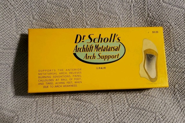 Vintage Dr. Scholls Archlift Metatarsal Arch Support Womens sz.9 narrow | eBay