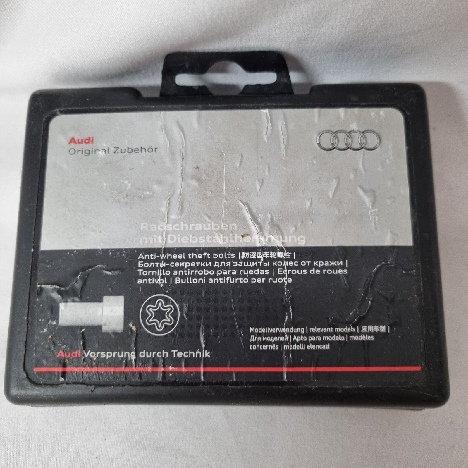 AUDI Q5 WHEEL RIM LUG NUT BOLT & ANTI THEFT LOCK & KEY OEM 2009 2017
