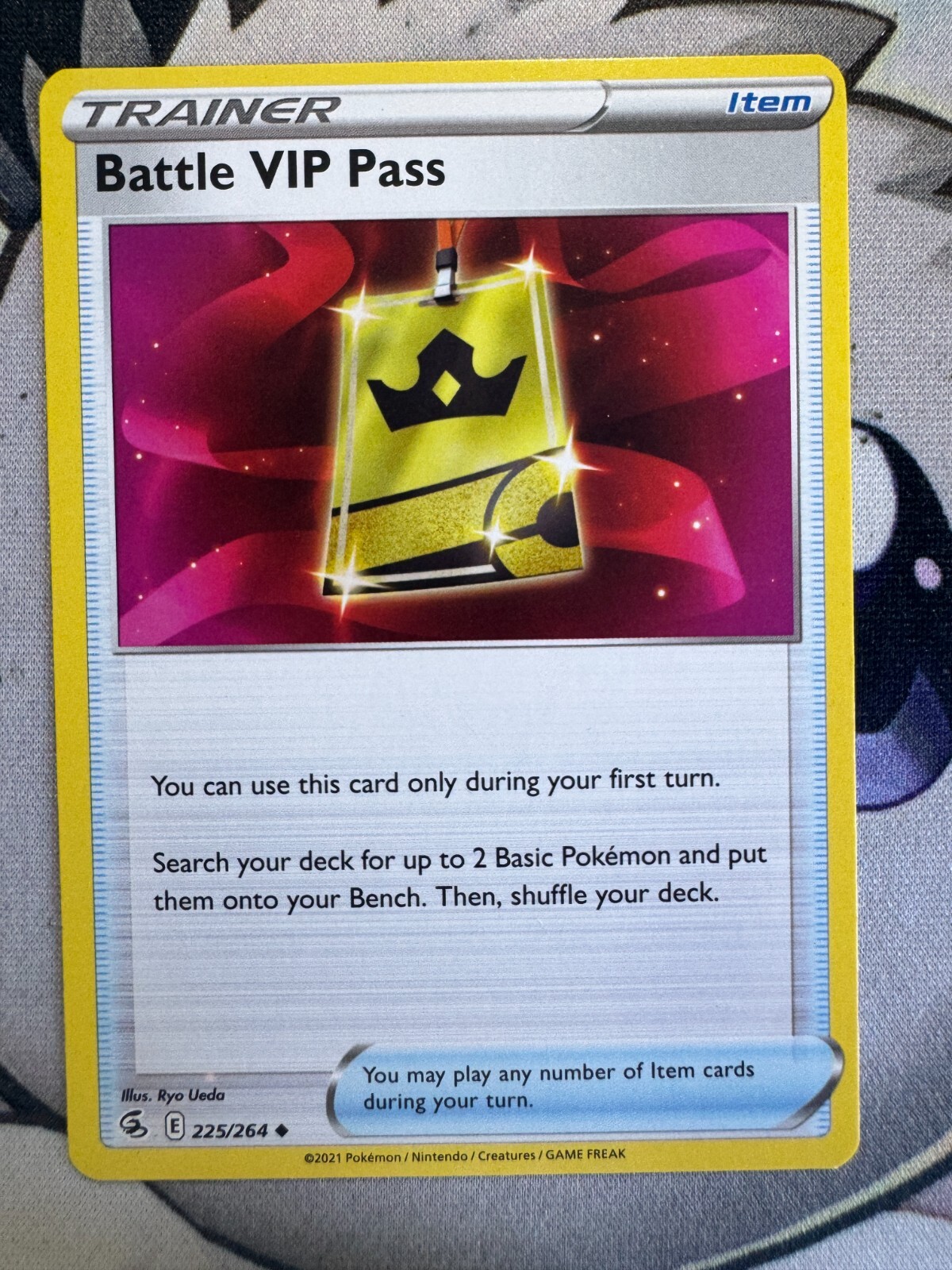 Battle VIP Pass Non Holo English Pokemon TCG BKW305