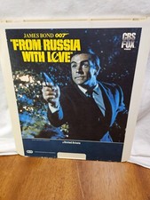 James Bond - From Russia With Love - Sean Connery CED CBS FOX Videodisc Movie