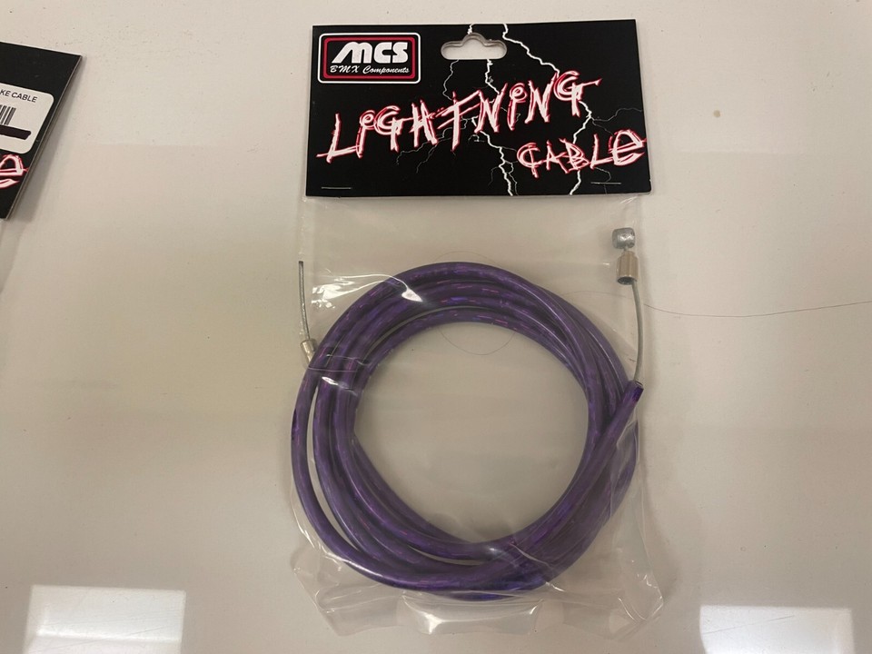 Cavo Freno MCS Lightning Cromato – Per BMX, MTB, Fixie E Ibrido, Universale