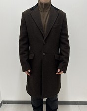 Paul Smith Mens Wool Coat Long Viscose Lined ...