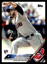 2016 Topps Update  Shawn Morimando #US85 Cleveland Indians Baseball Card