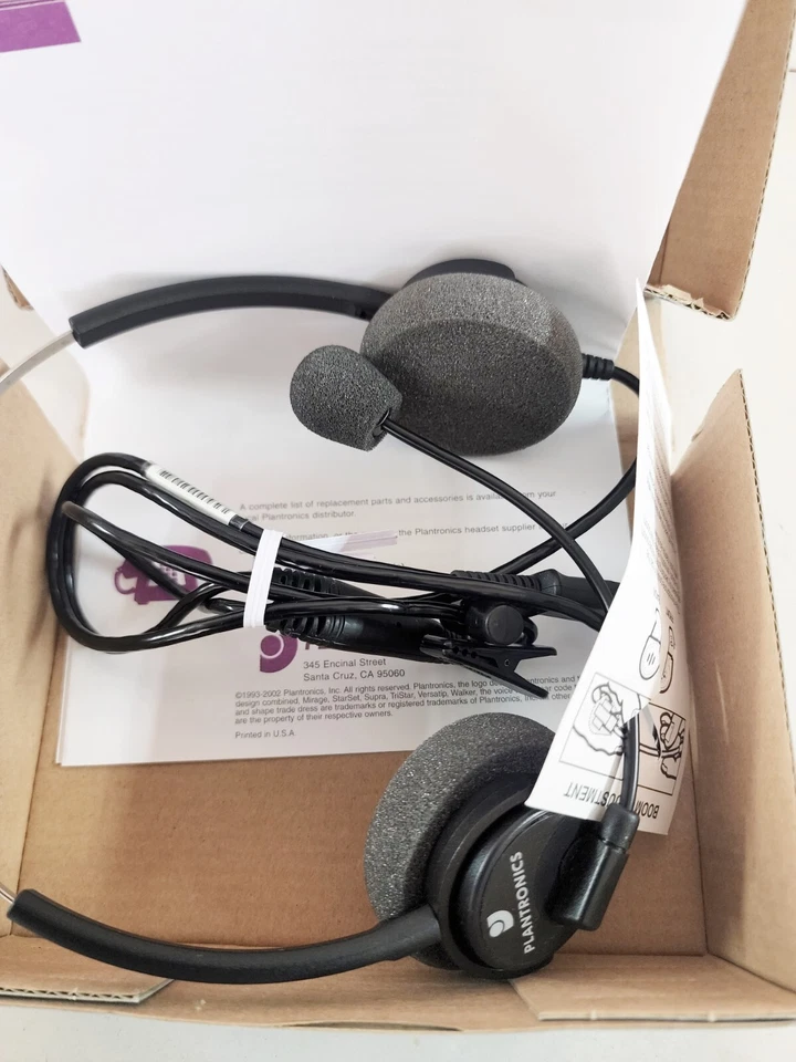 Plantronics H61N Supra Plus Binaural Noise Cancelling Headset - Image 3 of 3