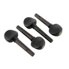 4 pack ebony wood 1/2 violin tuning pegs with pearl eyes classic