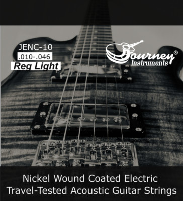 Nickelgewickelte elektrische Gitarrensaiten - 10 Licht, JENC-10