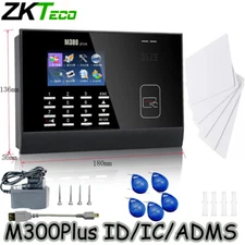 ZKteco M300Plus RFID ID /IC /ADMS Fingerprint Time Attendance Punch Card System