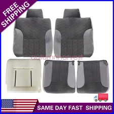 Fit For 1994-1997 Dodge Ram Driver & Passenger Bottom & Top & Foam Cushion Gray