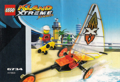 Lego Beach Cruiser 6734 Island Xtreme Stunts Minifigure Building