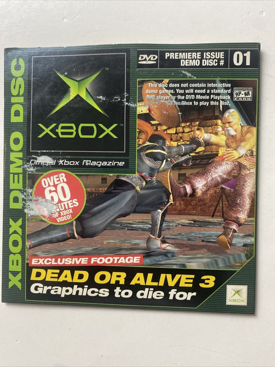 Official Xbox Magazine Premiere Issue Demo Disc #01 Dead or Alive