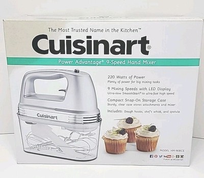 Cuisinart Power Advantage Plus 9-Speed Hand Mixer - Chrome Silver NEW IN BOX