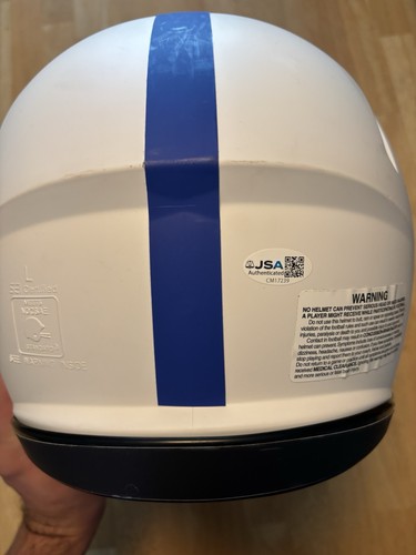 Jaxson Dart Signed Autographed Authentic New York Giants Speed Flex Helmet. JSA  - Picture 6 of 6