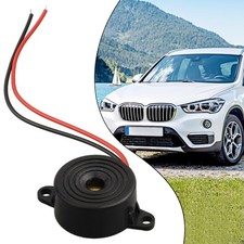 ABS And Electric Components Piezo Buzzer Black 2 Wired Connctor 2.2x2.2x1cm