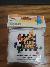 100pcs Square Clear Board Game Card Sleeves 70x70mm Arcane Tinman ATM10409