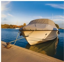 TELO COPRI BARCA GOMMONE nautica XS cm. 427-488 tessuto 300D TELONE