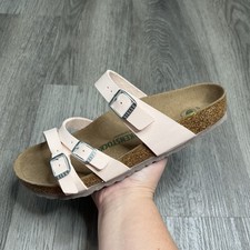New Birkenstock Franca Vegan Sandals Womens Size 10 Light Rose Regular Fit EU 41