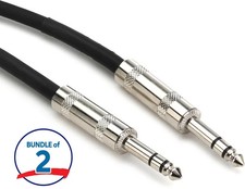 Gator Cableworks Backline Series Balanced Patch Cable - 10 foot 2-pack 