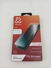 ZAGG InvisibleShield XTR4 Tempered Glass Screen Protector 2024 iPhone Pro New
