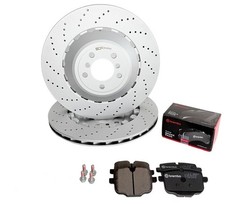 BMW M5 F10 (2010-2018 ) Rear Brake Discs & Brembo Brake pads + Sensor Wire