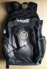 Capelli Sport Black Backpack Intercontinental Football Academy IFA Logo #14