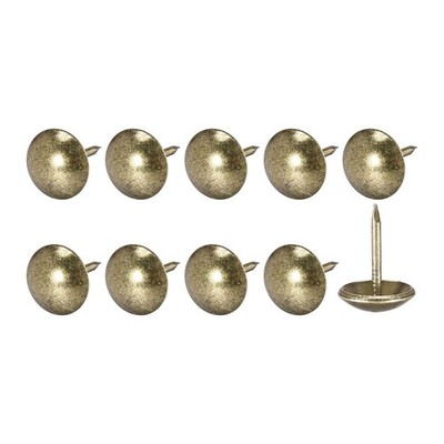 Upholstery Nail Tacks (12x17x3mm) 50Pcs, Iron Round Thumb Push Pins