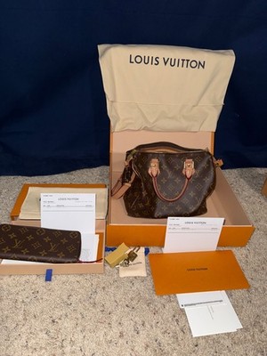 Louis Vuitton Speedy Bandouliere Bag 25 Brown Canvas w/matching wallet