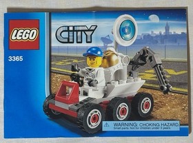 LEGO CITY Space Moon Buggy (3365) & Surfer Rescue Coast Guard (60011)- COMPLETE