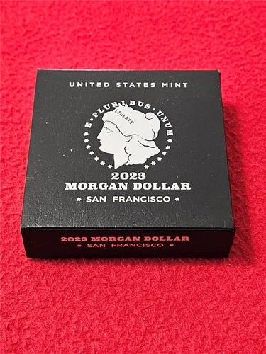 2023-S PROOF MORGAN DOLLAR 0.859 TROY OZ SILVER  OGP             #T0735