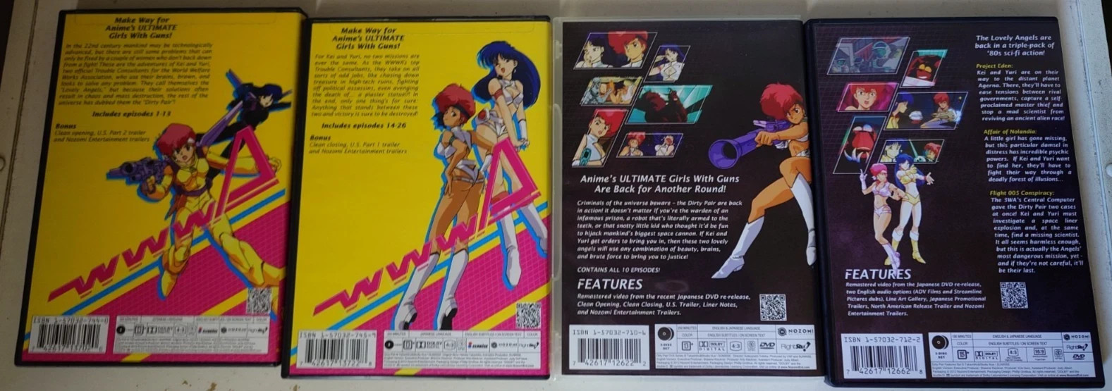 Ova Set Dirty Pair: Complete TV Series / OVA / Movie Sets (Brand New 12 DVD ...