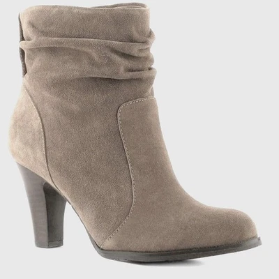 BCBGeneration CATINAX Taupe Suede Pull On Slouch Ankle Boots Size EU 37 UK 4 - Image 1 of 4