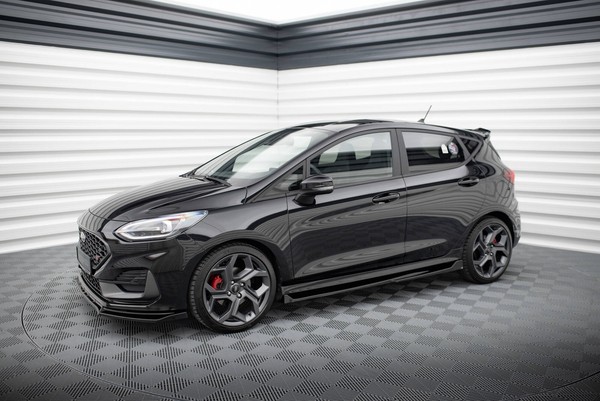 Seitenschweller Ansatz FüR V.7 Ford Fiesta ST / St-Line Mk8 Schweller Schwarz-image