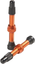 Stan's Alloy Valve Stems - 44mm, Pair, Orange
