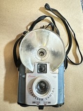 Kodak Brownie Starflash Camera w/Surprise Film Inside Untested Vintage Retro