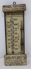 Antique Roundtree's Advertising Standard Barometer & Thermometer  C.P. Scott