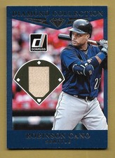 2017 Panini Donruss Diamond Collection Robinson Cano #DC-RC Bat Relic Card