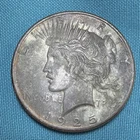 1925 Peace Silver Dollar Coin. Raw and untouched. Private Collection Over 40 Yrs