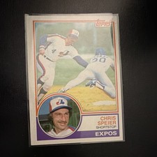 Topps Chris Speier Montreal Expos MLB Baseball 1983 Base Set Card #768