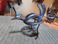Blacksmith Horseshoe Roadrunner handmade from used horseshoes