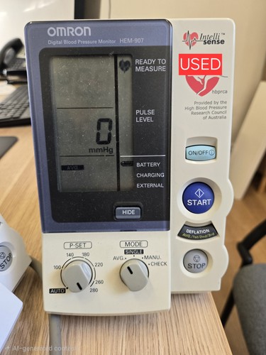 Used Omron Professional Blood Pressure Monitor, Used Not Sure Working
